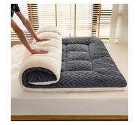 WEOKDFHA Materasso Materasso in velluto di agnello Cuscino addensato Home Tatami Letto singolo in cotone Queen Full Size Materassino for dormire Per Favorire Il Sonno(Colour-d,150x200cm 3.75kg)