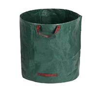 WEOKDFHA Sacchi per Foglie da Giardino Sacchetti Riutilizzabili for Rifiuti da Giardino La Raccolta delle Foglie Contenitore Raccogli Patio(500L- 80X100cm,Green_No Lid)