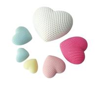 WEOKDFHA Stampi per Candele 3D Tessuto Amore Stampo in Silicone Amore Cuore Resina Candela Stampo Torta Mousse aromaterapia Candela Stampo Cioccolato stampi da Forno Artigianato(L)