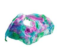 WEOKDFHA Velo di Seta per Danza del Ventre Puntelli di Danza del Ventre in Seta Velo Accessori for la delle Donne Tinto a Mano 200/250cm Veli(Color 16,200x90cm)