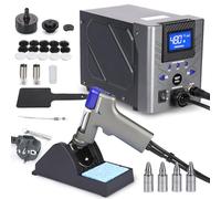 WEP 948D-I Stazione Dissaldante ad alta potenza da 110W con 4 ugelli per dissaldatura, controllo della temperatura con 3 canali preimpostati, display inclinabile, sicura ESD(EU)