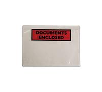 WePACK - Documents Enclosed Buste Autoadesive Portadocumenti A7 (180 x 135 mm), pacco da 100
