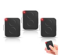 Wepai 433,92 MHz, telecomando per porta da garage, 3 pezzi, per Era ON2E ON2, telecomando da garage, compatibile con ricevitori automatizzati, nero/bianco