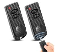 Wepai 433,92MHz Telecomando compatibile con TAU,Telecomando Cancello per TAU N250T-4RP,250K-SLIMR,250K-SLIMRP,Rolling Code Telecomando Porta Garage(2 pezzo)