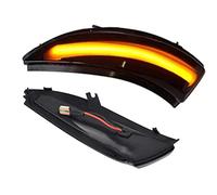 WEPARTICULAR Indicatore di direzione dinamico Specchietto retrovisore Lente affumicata Indicatore di direzione LED Indicatore di direzione lampeggiante compatibile per Renault Clio IV Lutecia Captur