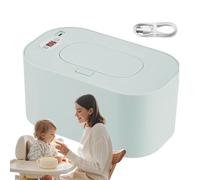 Wepe Wipe più calda, salviettine da caldo per bambini | Titolare delle salviettine USB, distributore portatile per bambino | Scatola di isolamento per pannolini riutilizzabili con controllo della temp