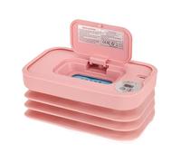 Wepe Wipe Warther - 7,87 x 4,8 x 1,57 pollici Dispenser pannolino pieghevole per viaggi, scaldabcite con ricarica USB, controllo della temperatura per PP, silicone, auto da campeggio per bambini