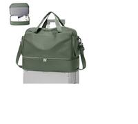 WEPLAN Borsone da Viaggio Donna Borsa Bagaglio a Mano 40x30x20 Ryanair | Borsa da Viaggio con Scomparto Scarpe Borsa Parto Ospedale Mamma Borsa da Cabina Weekend Borsone Palestra,C03-Verde Militare