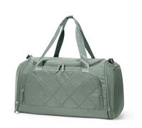 WEPLAN Borsone Palestra Donna Uomo Borsa Palestra con Scomparto Scarpe e Tasca Umida Borsone da Viaggio Weekend Borsa Sportiva Piscina Donna Impermeabile Gym Bag Duffel Bag,E3-Verde Militare