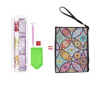 Weploda Diy Diamond Trousse, Diamond Borse Per Cosmetici Creative, Trousse Per Il Trucco Diamond Painting, Diy Diamond Painting Trousse Per Il Trucco, Per Ragazze Regali Di Compleanno 6-12 Anni