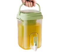 Weppduk Distributore di bevande per frigorifero, dispenser di bevande all'aperto con manico con filtro, contenitore di grande capacità per succhi di frutta, limonata, contenitore per avventura, viaggi