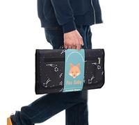 Weppduk Fasciatoio da viaggio pieghevole, portatile, impermeabile, per fasciatoio, imbottito, per baby shower