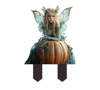 Weppduk Statue decorative da giardino - Statue da giardino in acrilico 2D fatine rilassanti statue decorative | statuette fatate in miniatura da giardino per balcone, ornamento da giardino