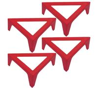 Weppduk Supporti in tela per versare la vernice, supporti di supporto per versare la tela, supporto per tavolo da disegno per principianti, mensola di supporto triangolare artistica per studenti
