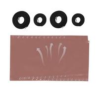 Weppduk Tessuto per sedia a sdraio, kit di riparazione per sedie pieghevoli, tessuto di ricambio multifunzionale flessibile elastico per sedia pieghevole da esterno, con 4 corde, per sedia da salotto