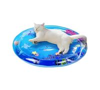 Weqizuerqi 100 cm Sensore Acqua Play Mat Cat Water Mat Cool Comfort Gonfiabile Acqua Mat Addensato Gonfiabile Acque Stuoie da gioco Sensazione Lenitivo Confortevole Cane Estate Mats Per Animali