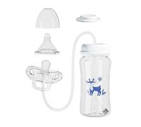 Weqizuerqi Biberon con Tappo | Alimentatore in Silicone Antigoccia,Succhiotto e Biberon per Bambini - per Campeggio Picnic Asilo Camera da Soggiorno