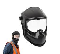 Weqizuerqi Casco saldatore - Protezione per il viso del saldatore,Maschera protettiva antipolvere con ampio campo visivo per saldatura ARC MIG TIG Industria Edilizia