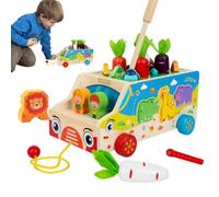Weqizuerqi Giocattoli Motricità Fine | Gioco Educativo Raccolta Carote Classifica Forme | Giocattolo Educativo Bambini 1-3 Anni, attività Casa Scuola Materna