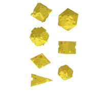 Weqizuerqi Gioco - 7 pezzi formaggio,Giocattolo interattivo Stampa 3D per l'apprendimento Matematica Gioco di Ruolo Decisionale Festa Viaggio Aula