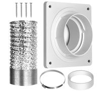 Weqizuerqi Kit Finestra Portatile per Aria Condizionata - Kit Sfiato Asciugatrice per Interni | Pannello Sostitutivo per Ventilatori da Cucina Bagno Lavanderia