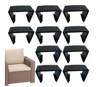 Weqizuerqi Morsetti per divani componibili - Clip di collegamento per mobili da patio, supporto per cortile, tavolo da giardino, divano esterno