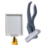 Weqizuerqi Pinze per Tendere | Morsetto per Telai Pittura a Olio - Attrezzo con Molla di Ritorno Morsetto per Cornici Artisti Scuola Casa Esterno