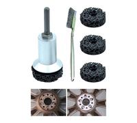 Weqizuerqi Pulitore Mozzo | Kit Sconto Mozzo | Strumento Di Pulizia Compatibile Trapano Elimina Ruggine Polvere Grasso Per Cerchi Sterzo Perni Disco Freno Auto Camion