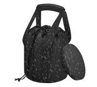 Weqizuerqi Shot Put Borsa con coulisse, borsa portaoggetti con imbottitura in schiuma, impermeabile, attrezzatura sportiva per allenamento, atleti, competizioni all'aperto, palestra, squadra, pratica