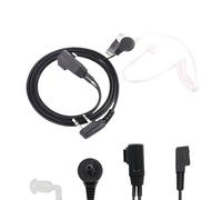 Weqizuerqi Tubo acustico nascosto, ricambio per tubo acustico trasparente, auricolari ergonomici, per cuffie audio e microfono, per familiari e amici nella vita quotidiana