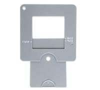 Weqizuerqi View Finder, mirino con meccanismo scorrevole, per fotografia, pittura, arte, campeggio, spiaggia, parco, visite, museo, cortile, esplorazione, giardino