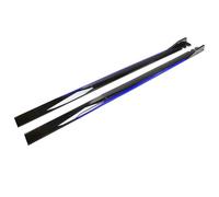 WEQTYSAB 1 Paio Auto Minigonne Laterali, per Hyundai i10 1.0 Petrol 2007-2025 Estensione Laterale Diffusore Separatore Laterale Kit Alettoni,F