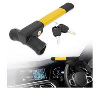 WEQTYSAB Blocca Sterzo Automobile, per Jeep Renegade 2014-2024 Doppio Dispositivo Antifurto per Auto Blocca Volante Auto Alta visibilità Bloccasterzo