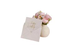 WEQYFDC Biglietto di auguri for matrimonio, biglietto di nozze in carta, biglietto di invito for la coda di nozze, biglietto con busta con una dichiarazione d'amore scritta sopra(6pcs)