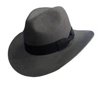 WEQYFDC Cappello a cilindro con cintura intrecciata Decori Cappello da mago Gioco di ruolo Costume da club Per Cena All'aperto Abbigliamento Casual(Gray)