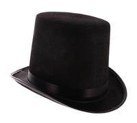WEQYFDC Cappello a cilindro in feltro Costume da mago Puntelli cosplay Articoli for feste Ruolo da circo for il gioco Per Cena All'aperto Abbigliamento Casual(S)