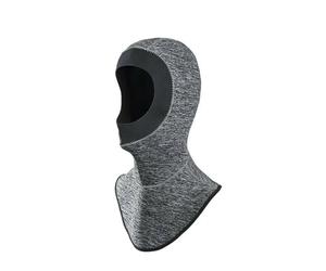 WEQYFDC Cappuccio da Sub Cappuccio in Neoprene da 3 mm, Berretto da Sub con Spalla, Cappello da Sub, Muta Termica Invernale, boccaglio, Caldo, Cappellino da Surf(Grey)