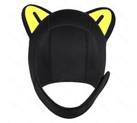 WEQYFDC Cappuccio da Sub Cuffia da Nuoto con Cappuccio in Neoprene Impermeabile, Cuffia da Sub con Cinturino sotto Il Mento, Cappello Elastico Spesso(Color-02)
