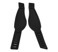 WEQYFDC Cinghie per Pedali da Cyclette 4 Pezzi Accessori for Biciclette Parti Cinghie for Pedali Cyclette in plastica Lunghezza Regolabile Cinghia for Staffa Nera