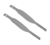 WEQYFDC Cinghie per Pedali da Cyclette Poggiapiedi Regolabile con Cinghie for Pedali Bici da 2 Paia da 33 cm for Accessori for cicli di Esercizio(Dark Gray)