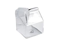 WEQYFDC Creative Cocktail Glass - Porcupine Fish/Swan/Rose/Octopus/Bird Design, Novelty Drink Cup for KTV Bar Night Party(Milk Box 250ml)