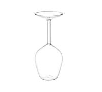WEQYFDC Creative Upside Down Goblet Wine Cup Funny Party Glassware Wedding Flutes High Borosilicate Glass Inverted Wineglass