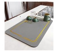 WEQYFDC Tappetino da scrivania Tappetino assorbente for macchine da caffè, grande piatto da cucina, asciugatura rapida, drenaggio