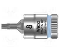 Wera, 'Wera 05003360001 8767 A HF Torx douille-embout Zyklop innesto a bloccaggio rapido 1/4 con funzione di ritenuta, blu, 05003360001