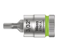 Wera 05003381001 8740 A Zyklop In-Hex 1/4" Bit-Socket 3/32" x 28mm