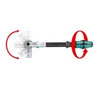 Wera 05003500001 8000 A Zyklop Speed Rachetta 1/4" Drive