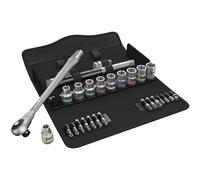 Wera 05004077001 8100 Sc 7 Zyklop Metallo Set Cricchetto - a Pressione Quadrato