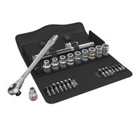 Wera 05004080001 8100 Sc 10 Zyklop Metallo Set Cricchetto - 1.3cm Drive -