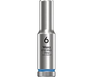 Wera 05004503001 Chiave a Bussola 1/4", Blu, 6.0 mm