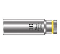 Wera 05004507001 Chiave a Bussola 1/4", Giallo Brillante, 10.0 mm